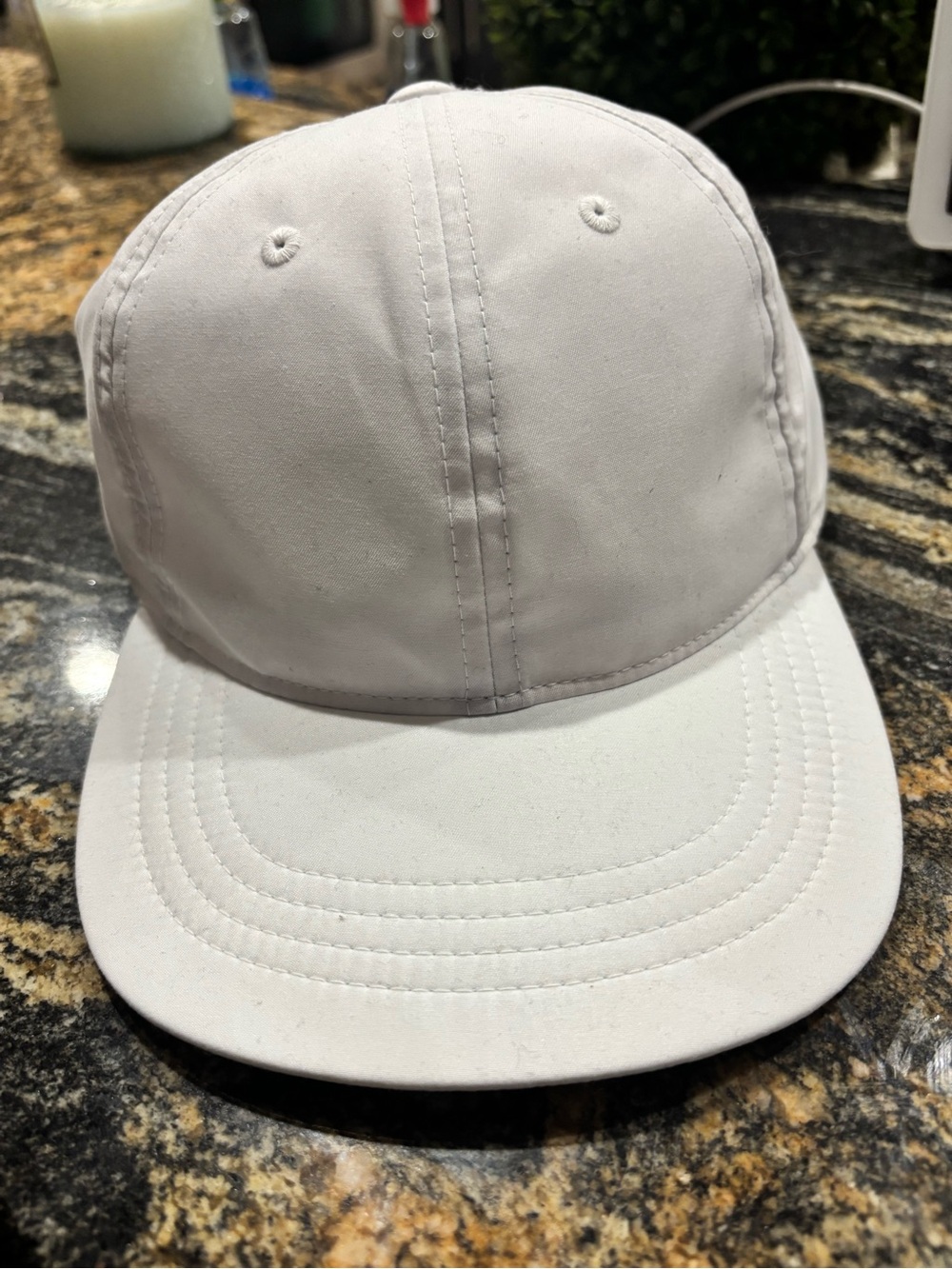 Vuori Classic White Cotton Baseball Cap with Adjustable Fit